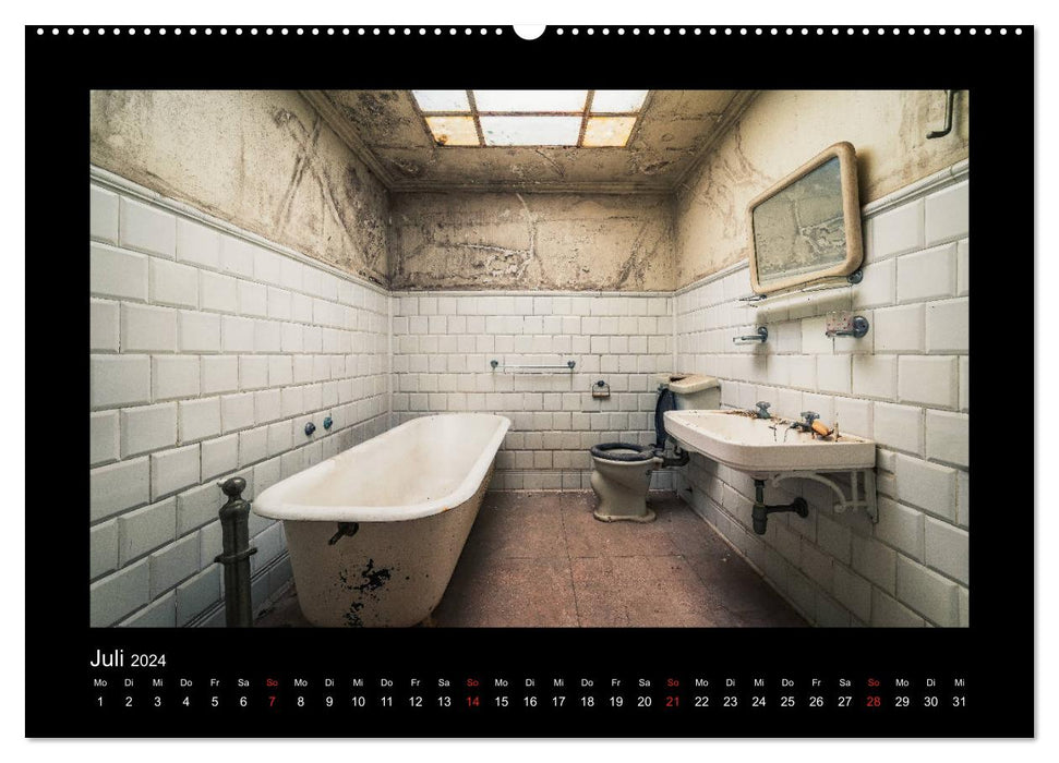 The Beauty of Decay - Lost Places (CALVENDO Premium Wall Calendar 2024) 