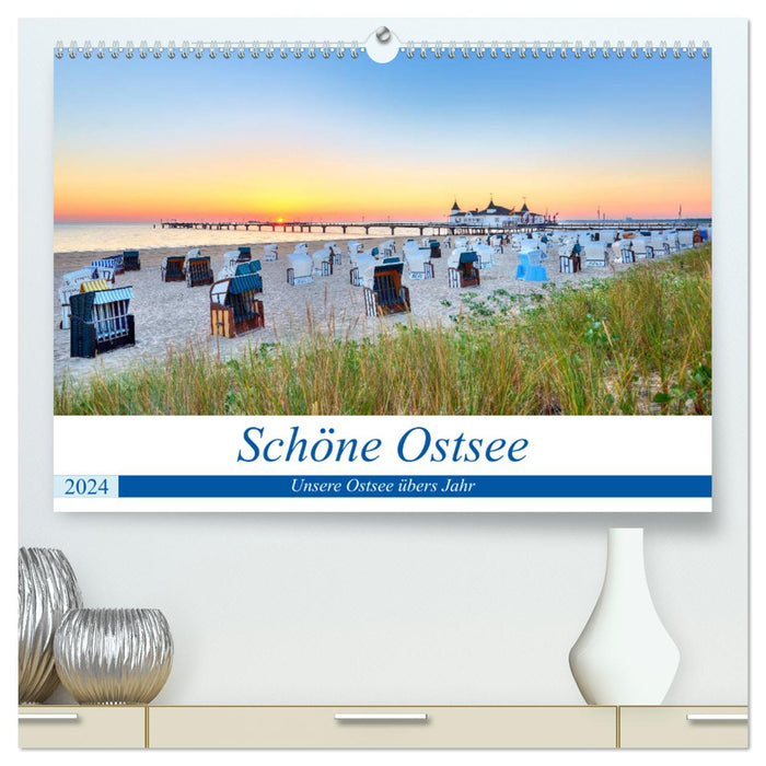 Beautiful Baltic Sea - impressions throughout the year (CALVENDO Premium Wall Calendar 2024) 