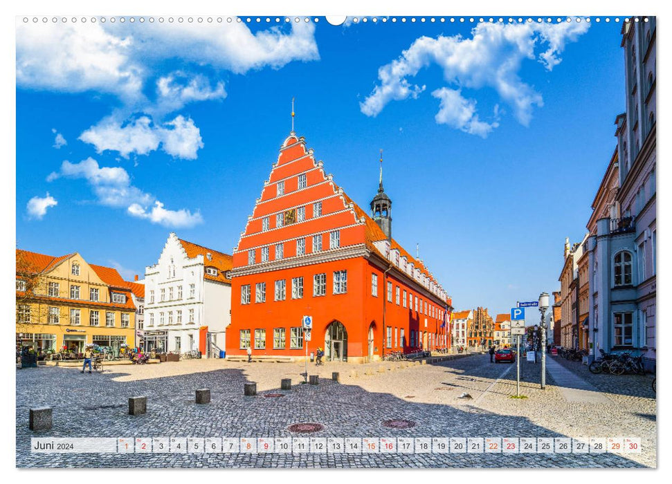 Greifswald Impressionen (CALVENDO Premium Wandkalender 2024)