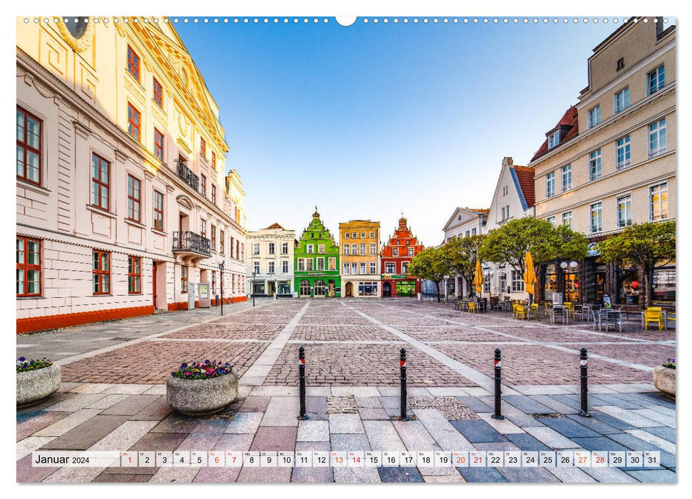 Güstrow Impressions (CALVENDO Premium Wall Calendar 2024) 