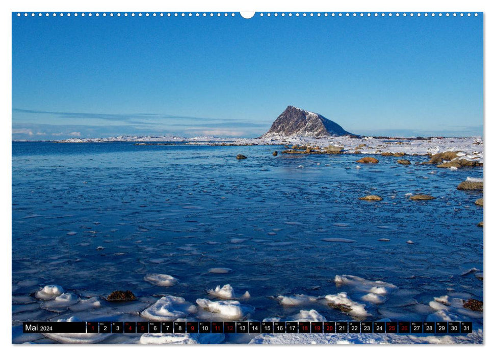 Lofoten und Vesterålen im Winter (CALVENDO Premium Wandkalender 2024)