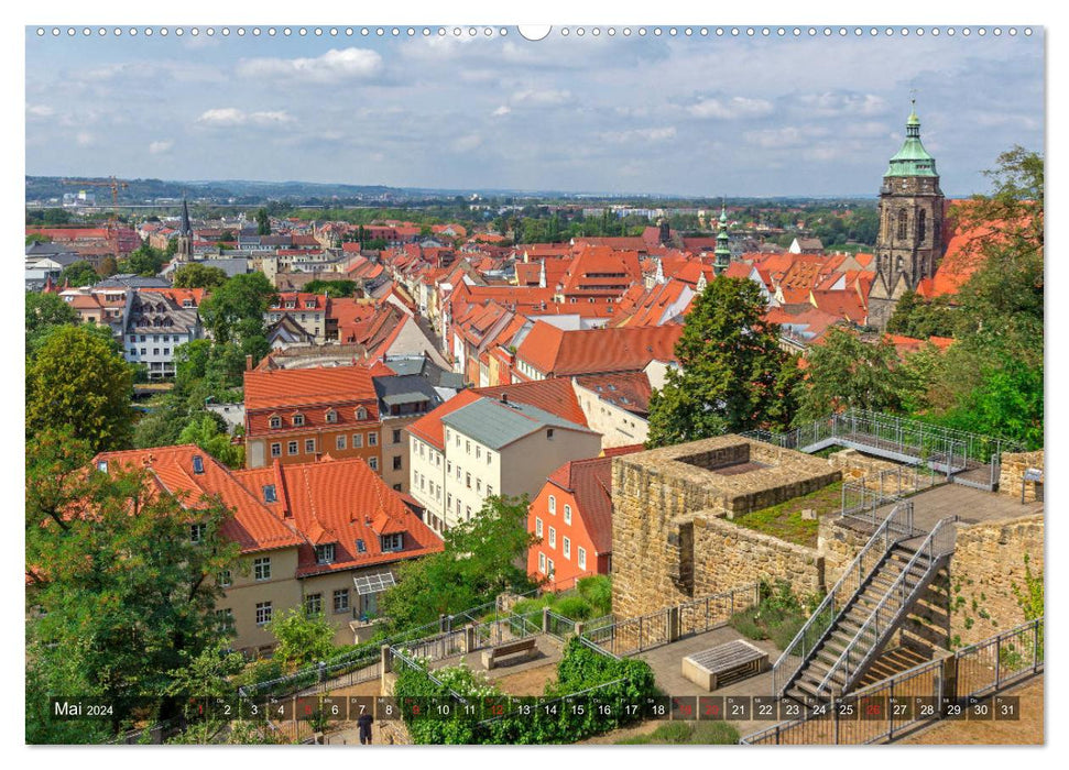 On the road in Pirna (CALVENDO Premium wall calendar 2024) 