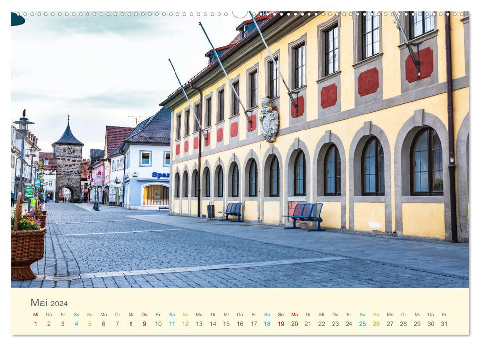 Lichtenfels - die Deutsche Korbstadt (CALVENDO Wandkalender 2024)