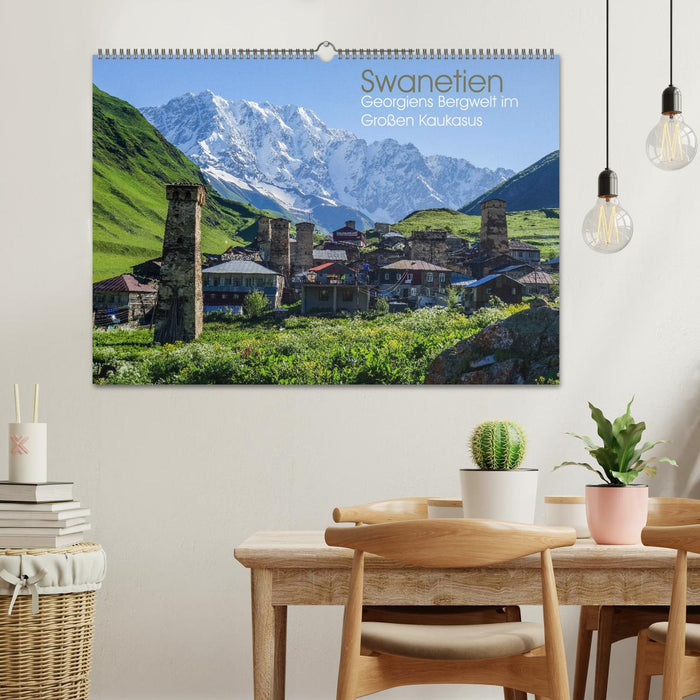 Swanetien - Georgiens Bergwelt im Großen Kaukasus (CALVENDO Wandkalender 2024)