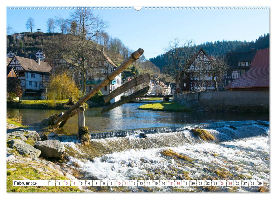 Idyllischer Schwarzwald (CALVENDO Wandkalender 2024)
