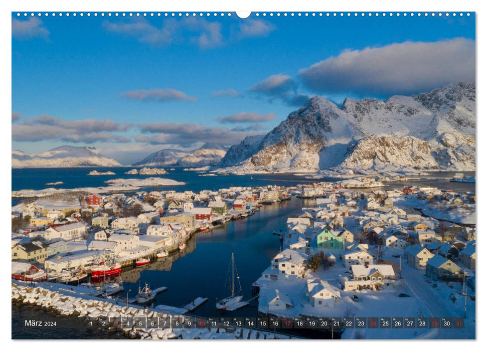 The colors of Scandinavia (CALVENDO wall calendar 2024) 