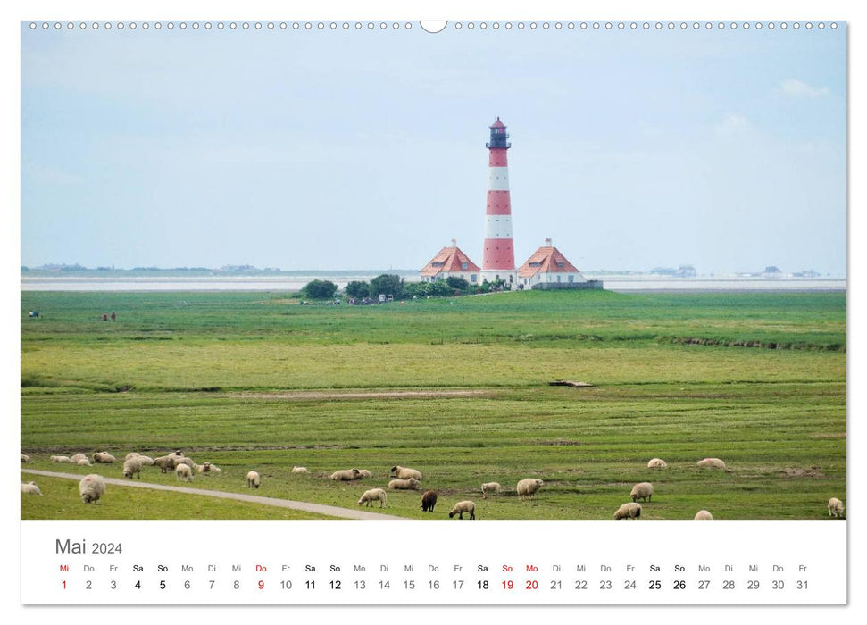 North Frisia (CALVENDO wall calendar 2024) 