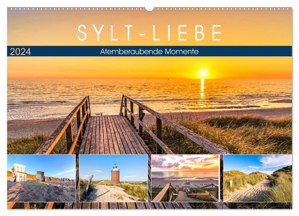 SYLT-LIEBE Moments à couper le souffle (Calendrier mural CALVENDO 2024) 