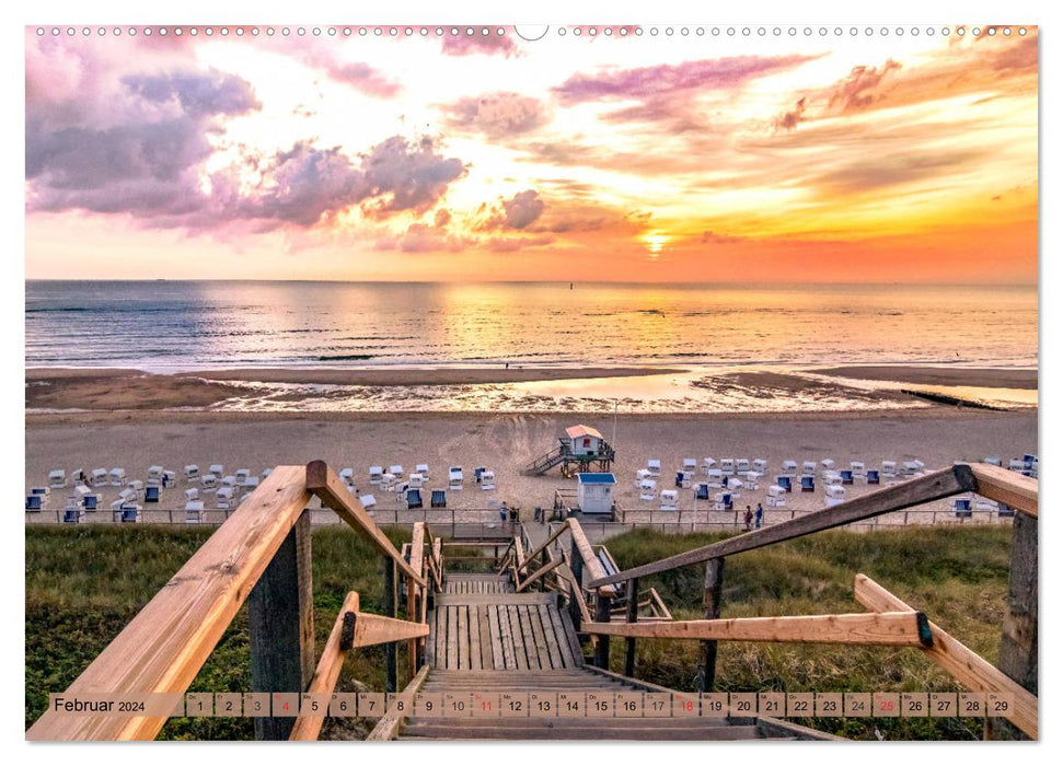 SYLT-LIEBE Moments à couper le souffle (Calendrier mural CALVENDO 2024) 