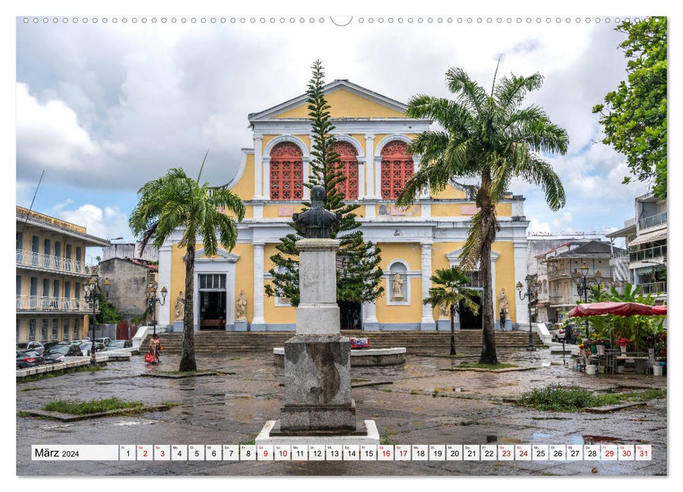 Caraïbes - Guadeloupe (Calendrier mural CALVENDO 2024) 