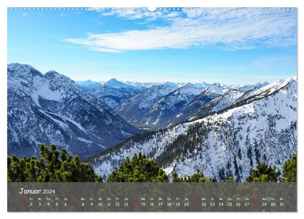 Ammergauer Alpen (CALVENDO Wandkalender 2024)