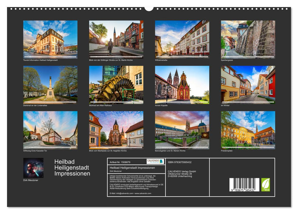 Heilbad Heiligenstadt Impressions (Calvendo Premium Calendrier mural 2024) 