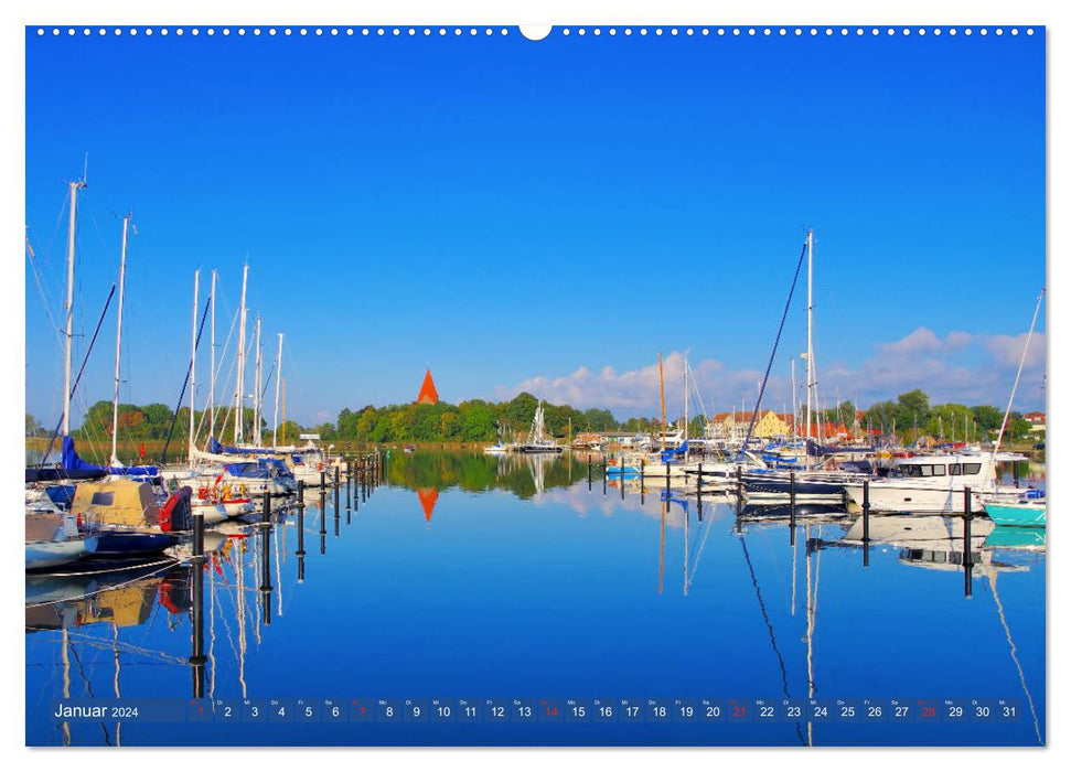 Insel Poel - Auszeit an der Ostsee (CALVENDO Premium Wandkalender 2024)