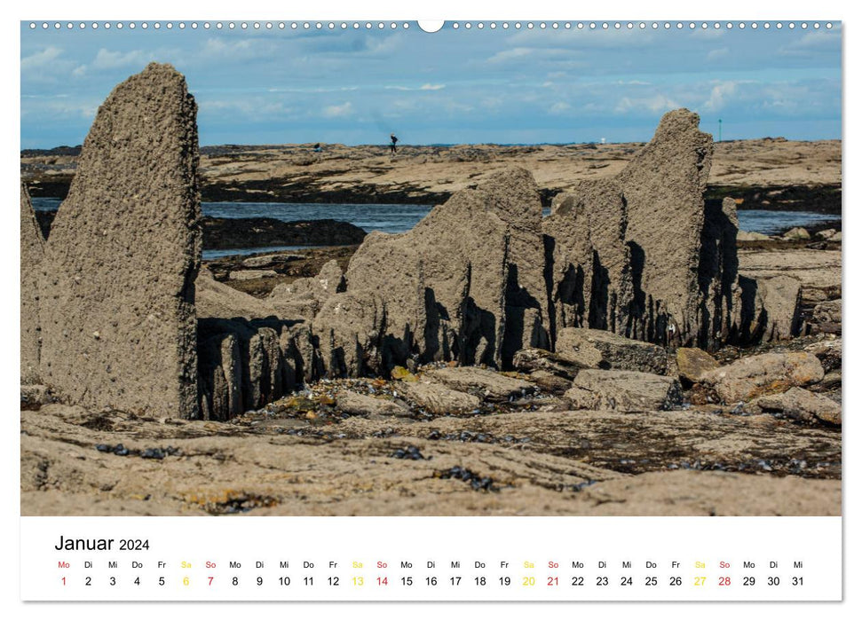 Vendée Sky rising from the sea in France (CALVENDO Premium Wall Calendar 2024) 