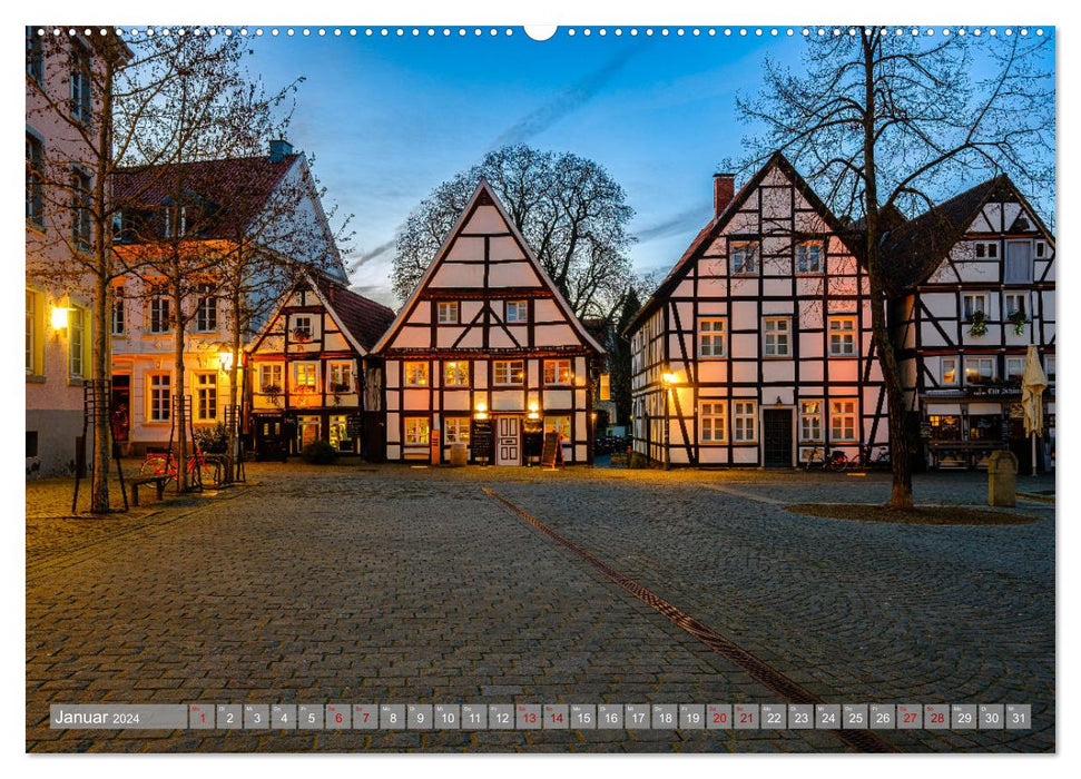 A look at the Hanseatic city of Soest (CALVENDO Premium Wall Calendar 2024) 