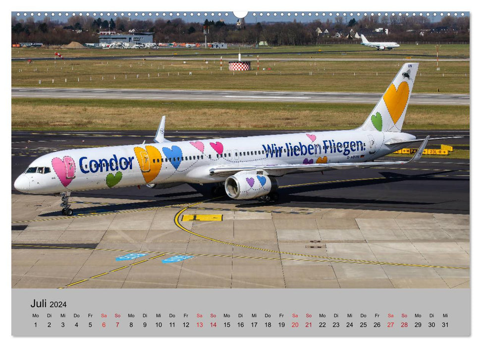 Welt der Flugzeuge - Faszination Luftfahrt 2024 (CALVENDO Premium Wandkalender 2024)