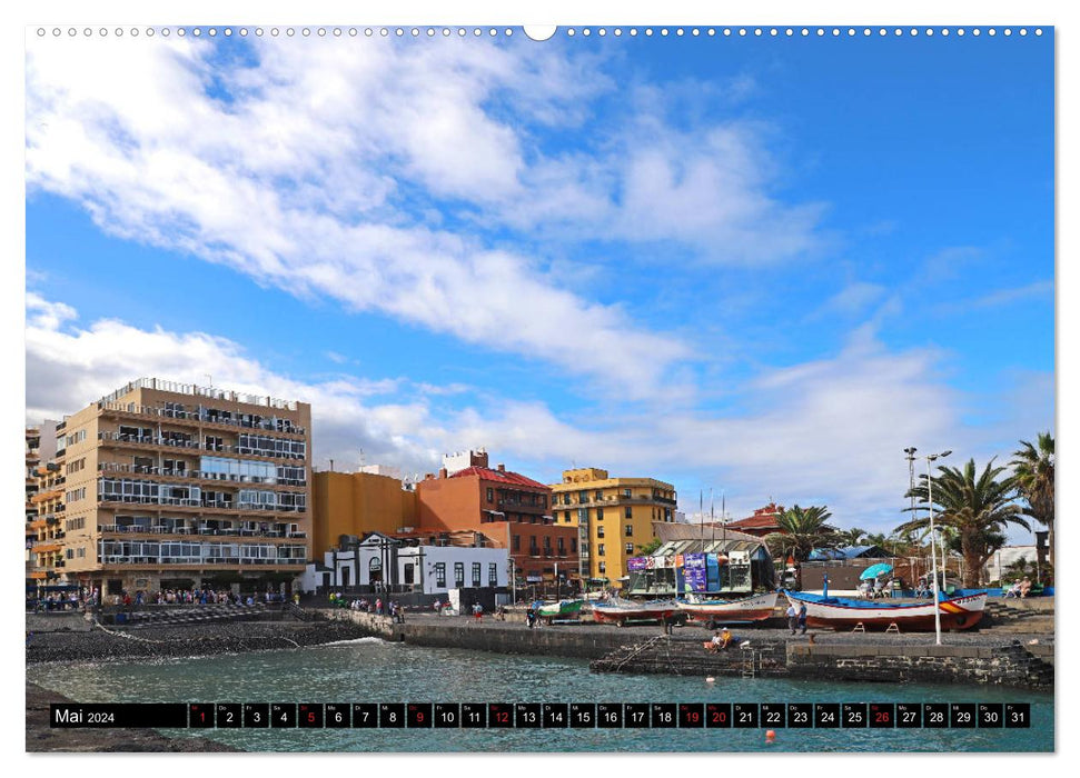 Puerto de la Cruz - Stadt am Atlantik (CALVENDO Premium Wandkalender 2024)