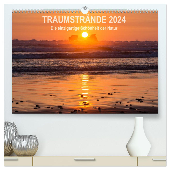 Kalender Traumstrände 2024 (CALVENDO Premium Wandkalender 2024)