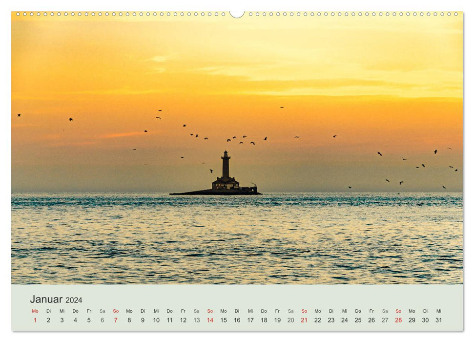 Kalender Traumstrände 2024 (CALVENDO Premium Wandkalender 2024)