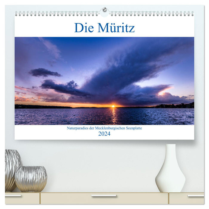 The Müritz - natural paradise of the Mecklenburg Lake District (CALVENDO Premium Wall Calendar 2024) 