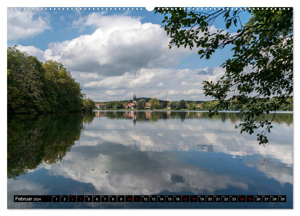 Upper Bavaria - One of the most beautiful regions in Germany (CALVENDO Premium Wall Calendar 2024) 