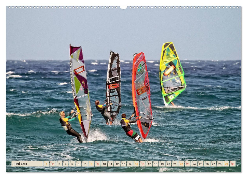Windsurfing - extrem cool (CALVENDO Premium Wandkalender 2024)