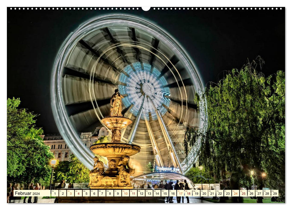 Ferris wheel - simply cool (CALVENDO Premium Wall Calendar 2024) 