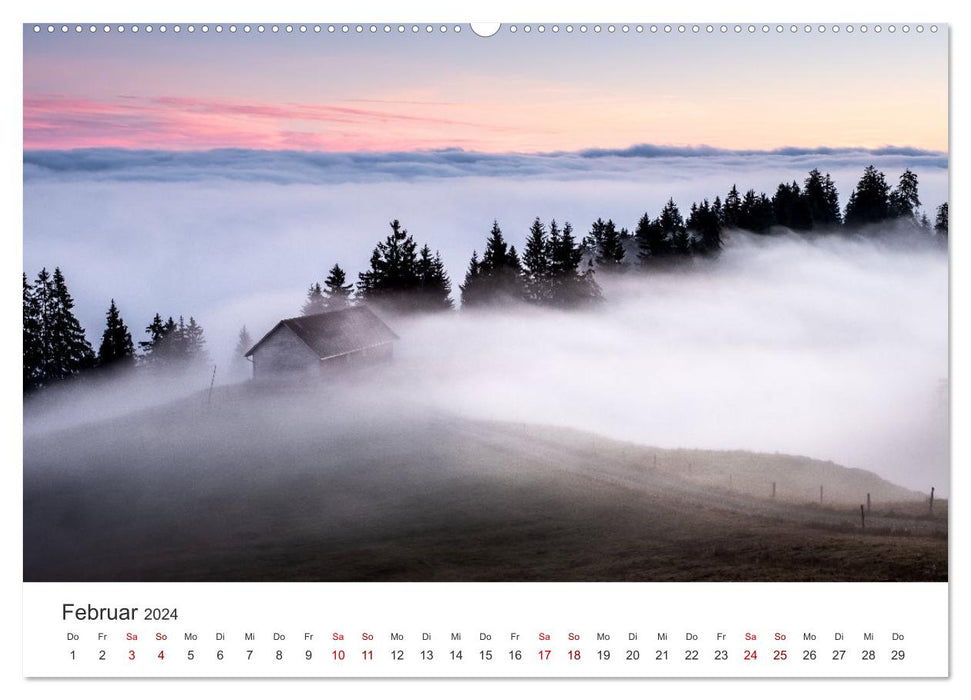 Switzerland - Fascination with Nature (CALVENDO Premium Wall Calendar 2024) 