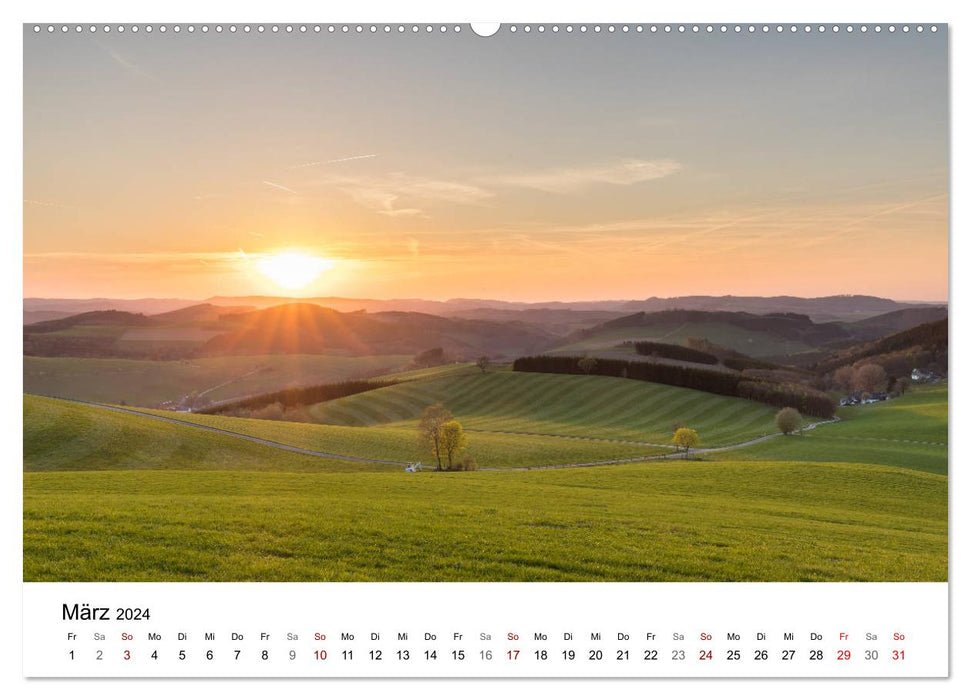 Sauerland - My favorite country (CALVENDO Premium Wall Calendar 2024) 