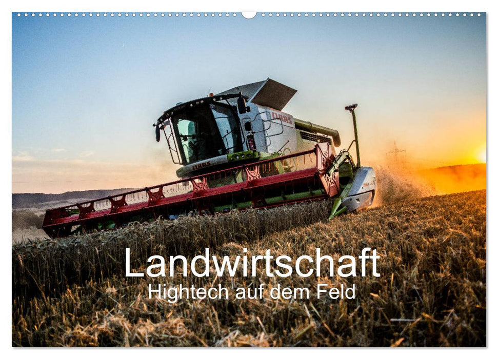 Agriculture - high-tech in the field (CALVENDO wall calendar 2024) 