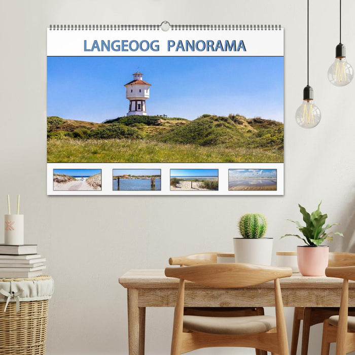 LANGEOOG PANORAMA (CALVENDO wall calendar 2024) 