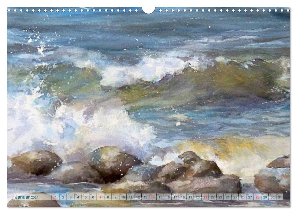 SEA QUARTERS (CALVENDO wall calendar 2024) 