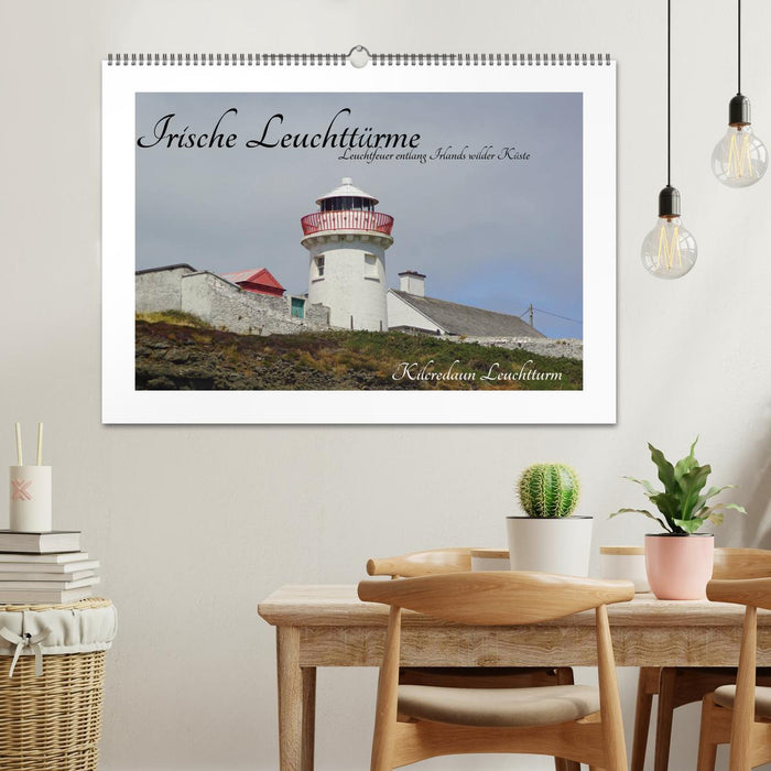 Irish lighthouses - beacons along Ireland's wild coast (CALVENDO wall calendar 2024) 