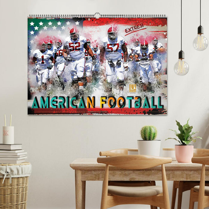 American Football extreme (CALVENDO wall calendar 2024) 