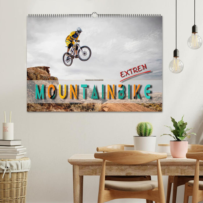 Extreme mountain bike (CALVENDO wall calendar 2024) 