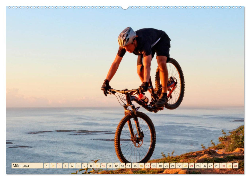 Extreme mountain bike (CALVENDO wall calendar 2024) 