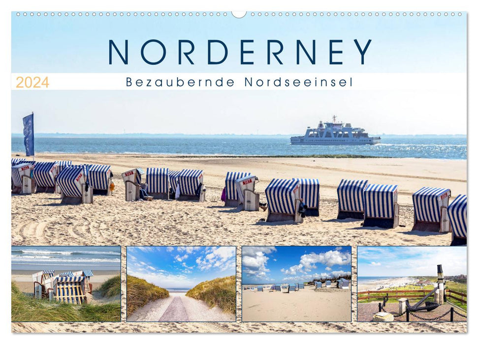 NORDERNEY Enchanting North Sea island (CALVENDO wall calendar 2024) 