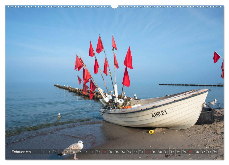 Ahrenshoop - Stimmungsbilder eines Künstlerortes (CALVENDO Wandkalender 2024)