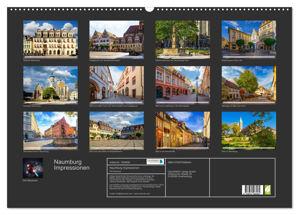 Naumburg Impressionen (CALVENDO Wandkalender 2024)