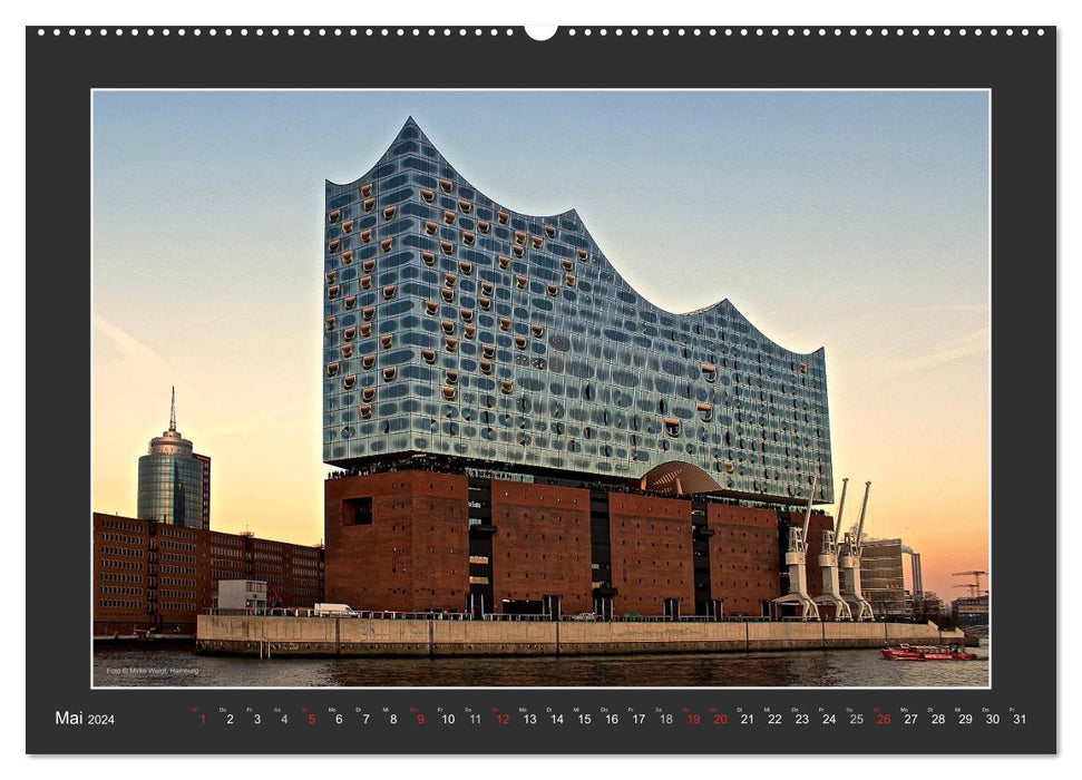 The Elbphilharmonie Hamburg (CALVENDO Premium Wall Calendar 2024) 