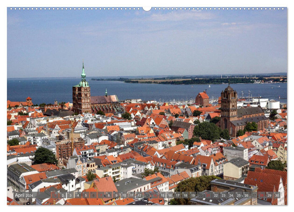 Stralsund - Pearl of the Baltic Sea (CALVENDO wall calendar 2024) 