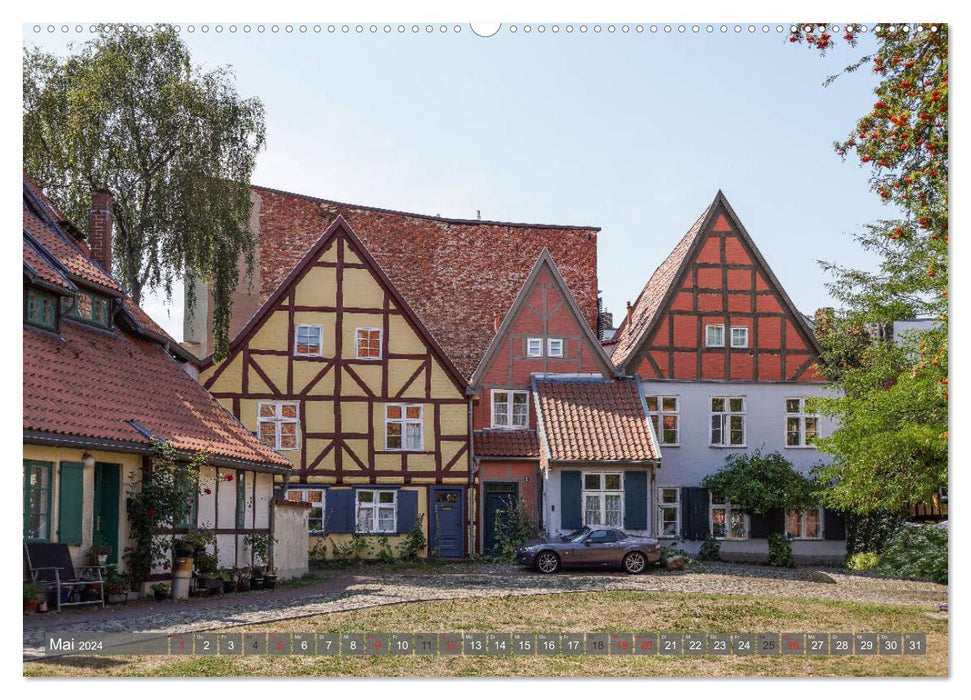 Stralsund - Pearl of the Baltic Sea (CALVENDO wall calendar 2024) 