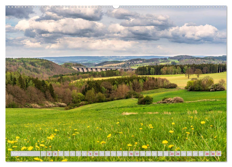 Vogtland is top (CALVENDO wall calendar 2024) 