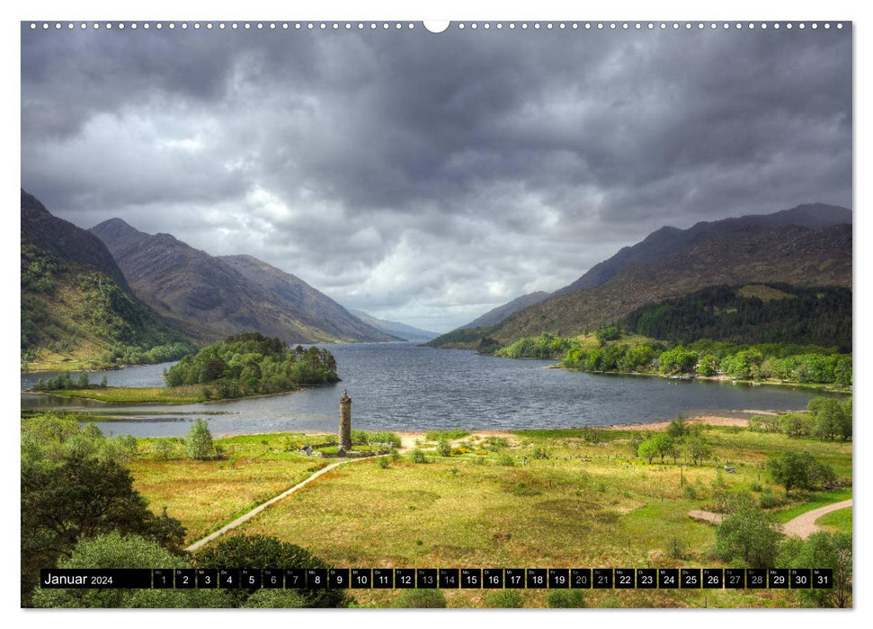 Wunderschönes Schottland (CALVENDO Wandkalender 2024)