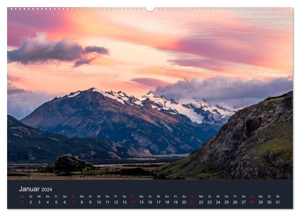 Patagonien - Am Puls der Wildnis (CALVENDO Wandkalender 2024)