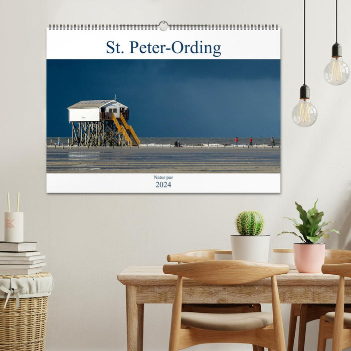 St. Peter-Ording - Natur pur (CALVENDO Wandkalender 2024)