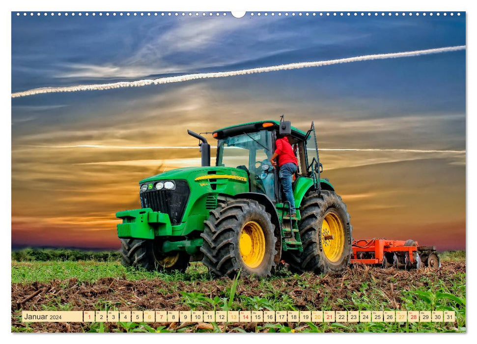 Landwirtschaft - Hightech und Handarbeit (CALVENDO Premium Wandkalender 2024)