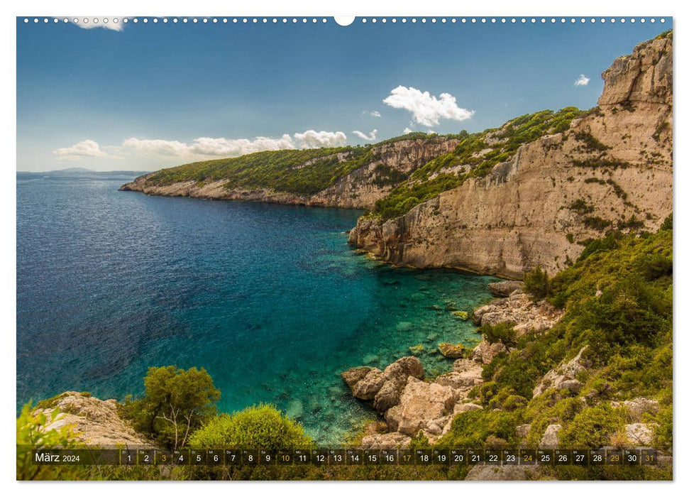 Zakynthos - Griechische Idylle im Ionischen Meer (CALVENDO Premium Wandkalender 2024)