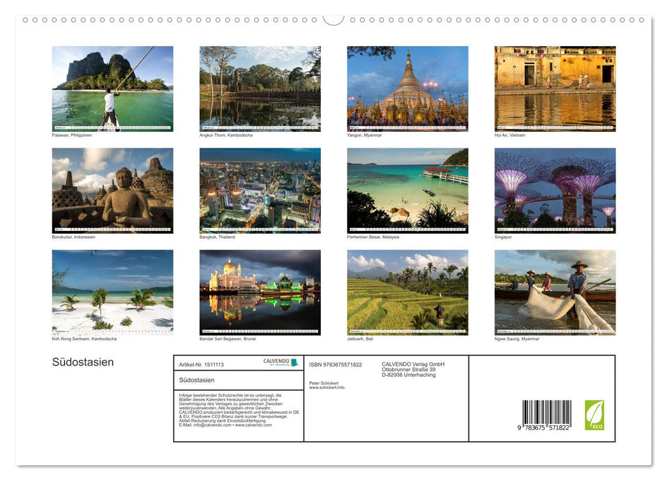 Südostasien (CALVENDO Premium Wandkalender 2024)
