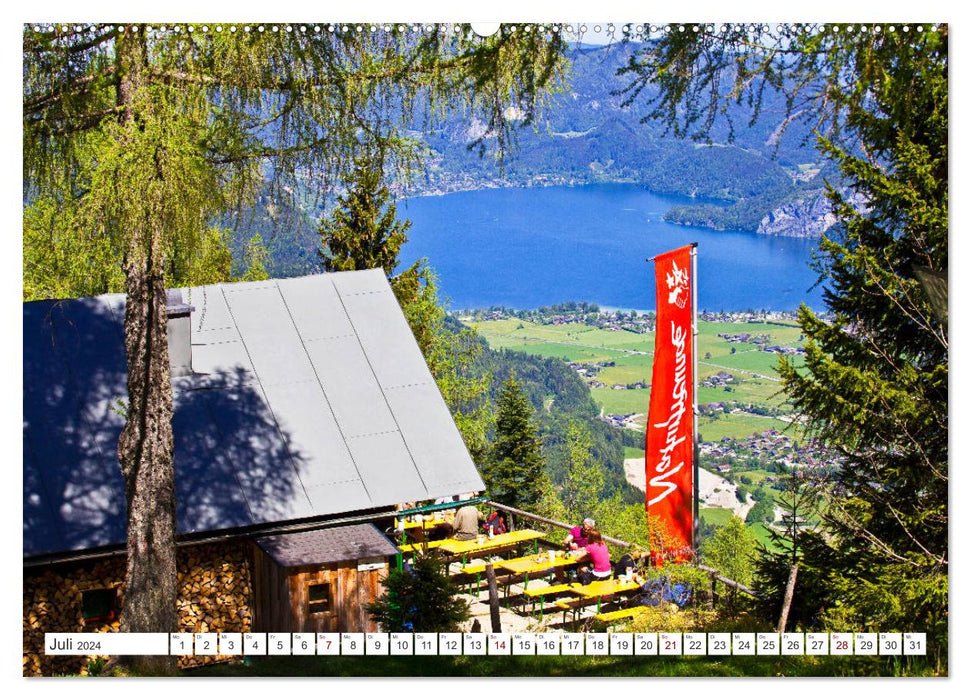 Der schöne Wolfgangsee im Salzkammergut (CALVENDO Premium Wandkalender 2024)